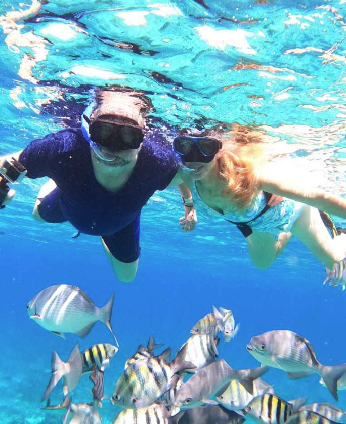 Shanes Snorkeling in the Yucatan