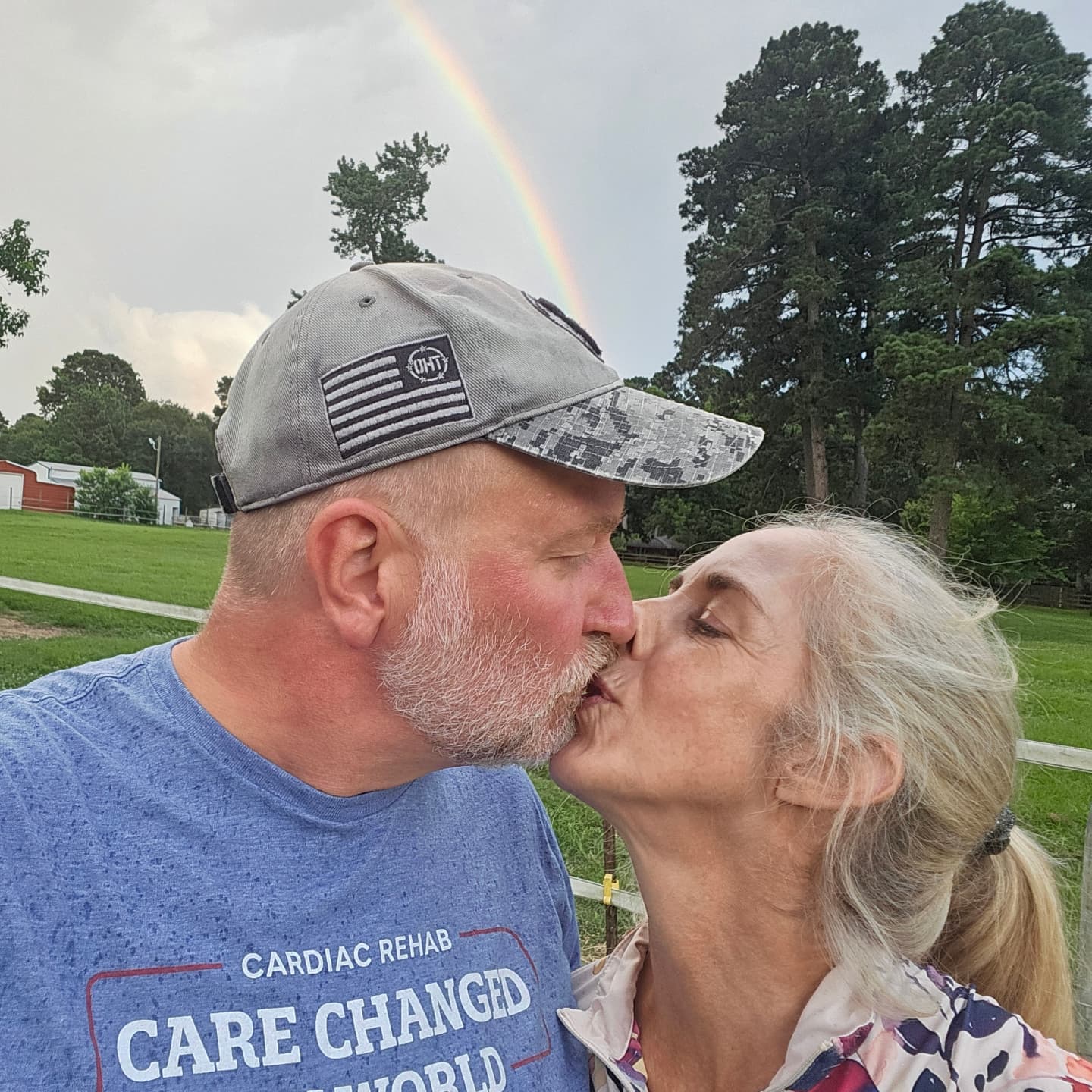 Tim and Charlie Shane at the end of the Rainbow
